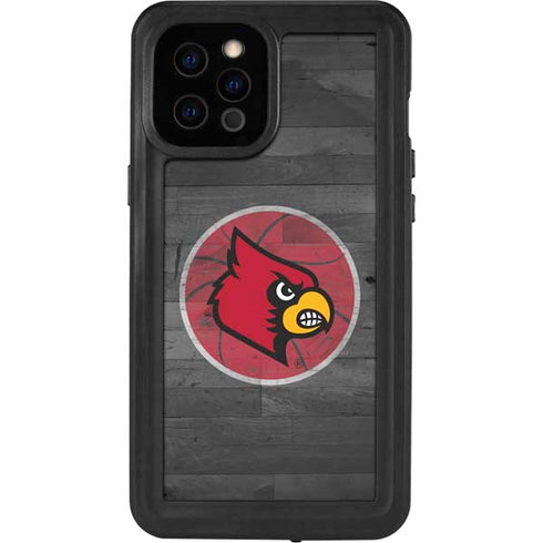 University of Louisville Cardinals Basketball iPhone 12 Pro Max Waterproof Case