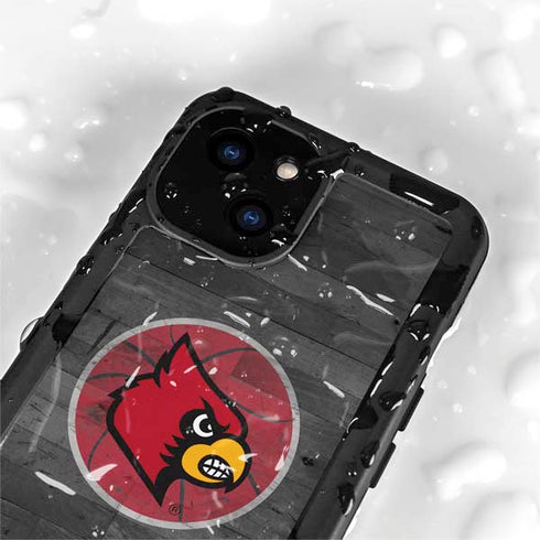 University of Louisville Cardinals Basketball iPhone 13 Mini Waterproof Case