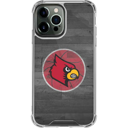 University of Louisville Cardinals Basketball iPhone 13 Pro Max Clear Case