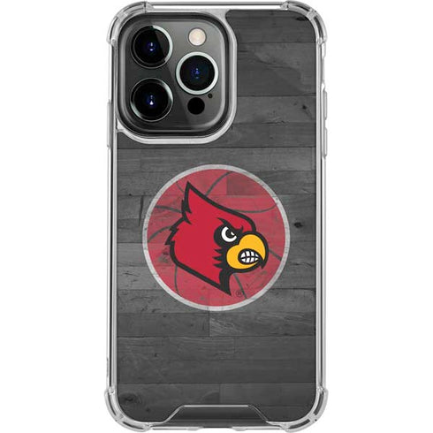 University of Louisville Cardinals Basketball iPhone 14 Pro Clear Case