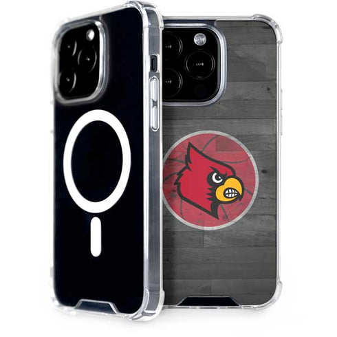 University of Louisville Cardinals Basketball iPhone 15 Pro MagSafe Case