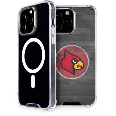 University of Louisville Cardinals Basketball iPhone 15 Pro Max MagSafe Case
