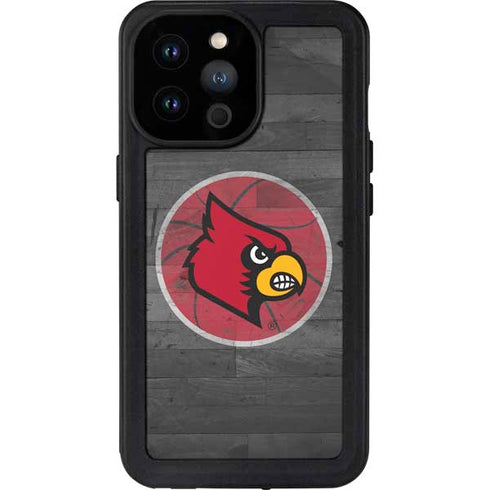 University of Louisville Cardinals Basketball iPhone 14 Pro Max Waterproof Case