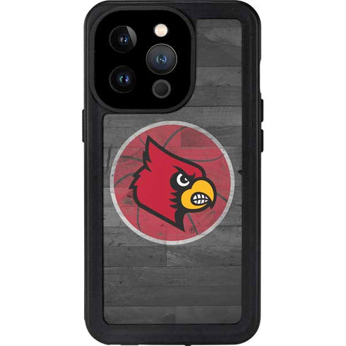 University of Louisville Cardinals Basketball iPhone 14 Pro Waterproof Case
