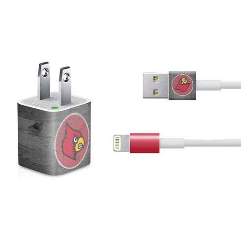 University of Louisville Cardinals Basketball iPhone Charger (5W USB) Skin