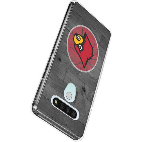 University of Louisville Cardinals Basketball LG Stylo 6 Clear Case