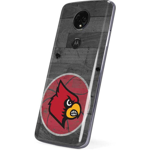 University of Louisville Cardinals Basketball Moto E5 Plus Skin