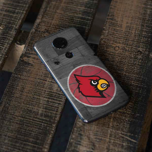 University of Louisville Cardinals Basketball Moto E5 Plus Skin