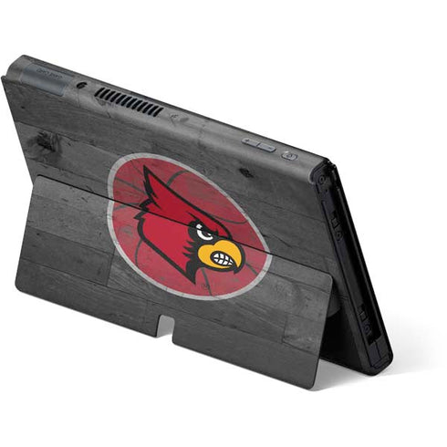 University of Louisville Cardinals Basketball Nintendo Switch OLED (2021) Skin