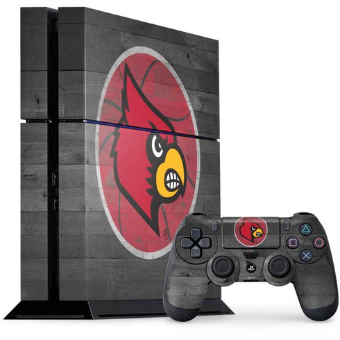 University of Louisville Cardinals Basketball PS4 Console and Controller Bundle Skin