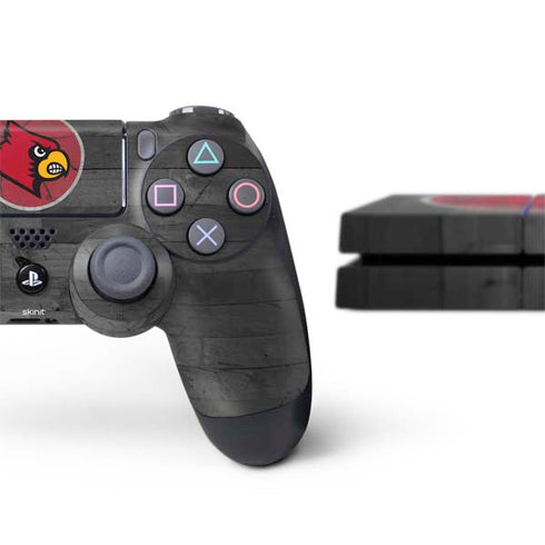 University of Louisville Cardinals Basketball PS4 Console and Controller Bundle Skin