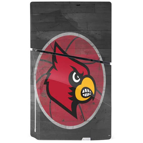 University of Louisville Cardinals Basketball PS5 Slim Disk Bundle Skin