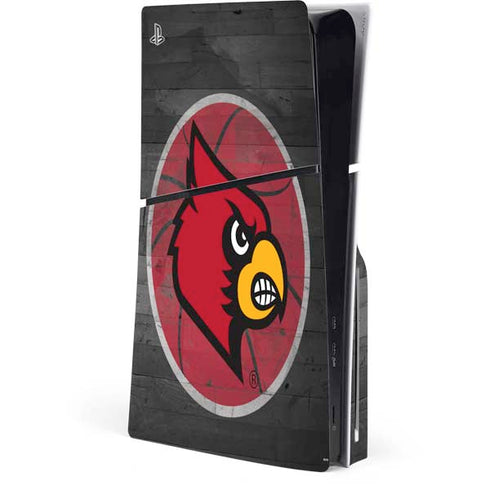 University of Louisville Cardinals Basketball PS5 Slim Disk Console Skin