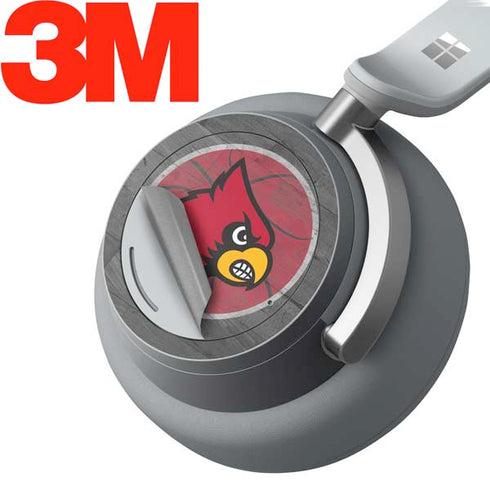 University of Louisville Cardinals Basketball Surface Headphones Skin