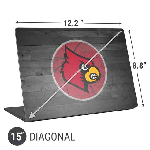 University of Louisville Cardinals Basketball Universal Laptop 15in (12.2 x 8.8in) Skin