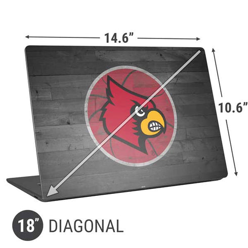 University of Louisville Cardinals Basketball Universal Laptop 18in (14.6 x 10.6in) Skin