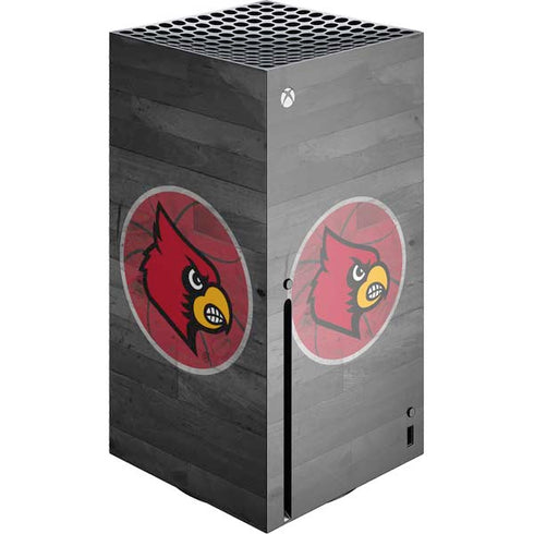 University of Louisville Cardinals Basketball Xbox Series X Console Skin