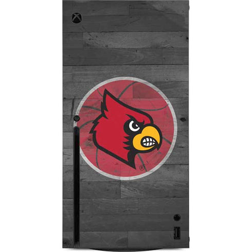 University of Louisville Cardinals Basketball Xbox Series X Console Skin