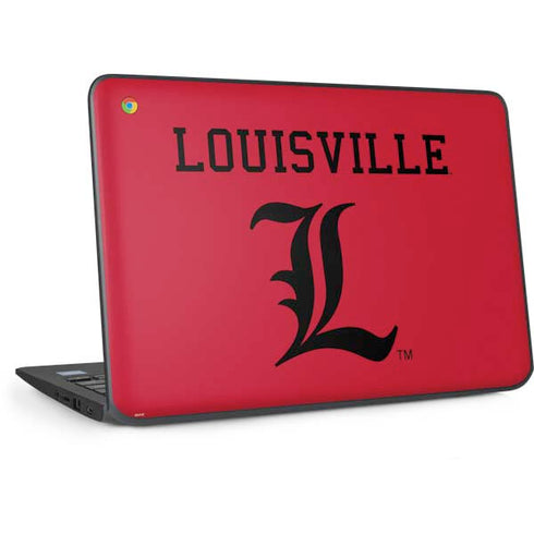 University of Louisville Cardinals HP Chromebook Skin