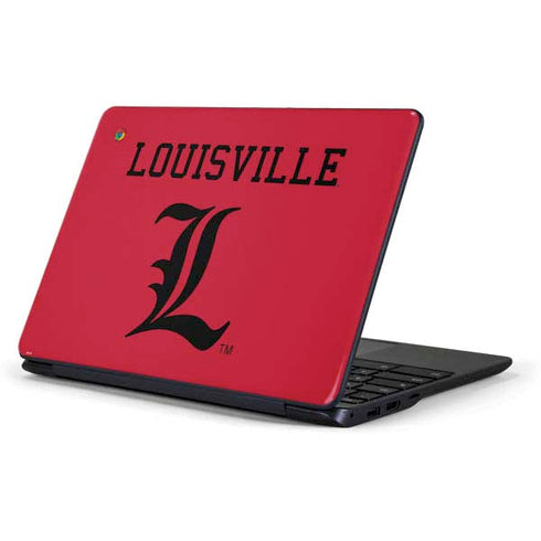University of Louisville Cardinals Samsung Chromebook Skin