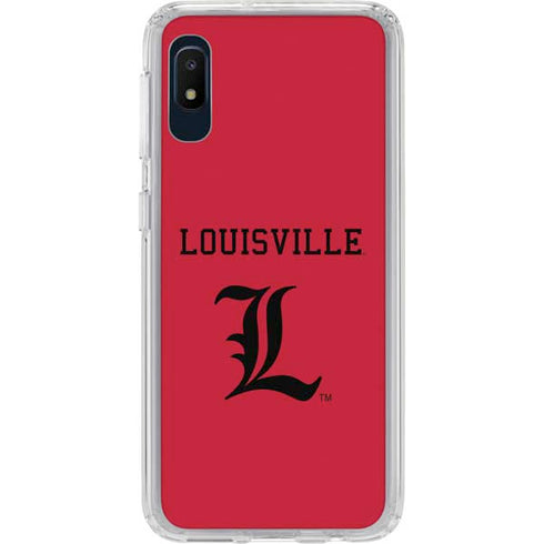University of Louisville Cardinals Galaxy A10e Clear Case