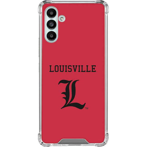 University of Louisville Cardinals Galaxy A13 5G Clear Case