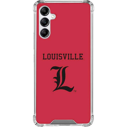University of Louisville Cardinals Galaxy A15 5G Clear Case