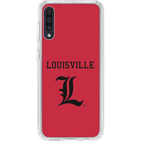 University of Louisville Cardinals Galaxy A50 Clear Case