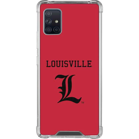 University of Louisville Cardinals Galaxy A51 5G Clear Case