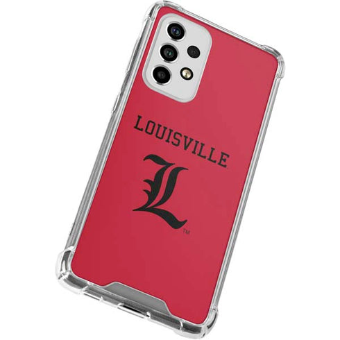 University of Louisville Cardinals Galaxy A53 5G Clear Case