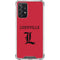 University of Louisville Cardinals Galaxy A72 5G Clear Case