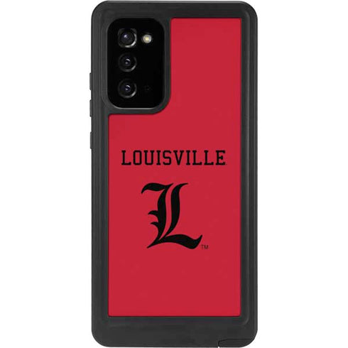 University of Louisville Cardinals Galaxy Note20 5G Waterproof Case