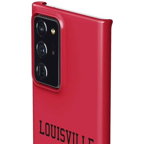 University of Louisville Cardinals Galaxy Note20 Ultra 5G Lite Case