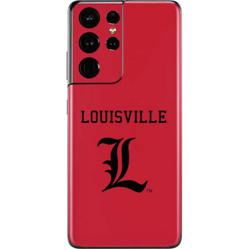 University of Louisville Cardinals Galaxy S21 Ultra 5G Skin