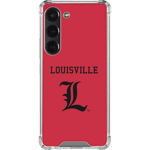 University of Louisville Cardinals Galaxy S23 Clear Case