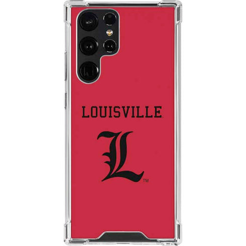 University of Louisville Cardinals Galaxy S24 Ultra Clear Case
