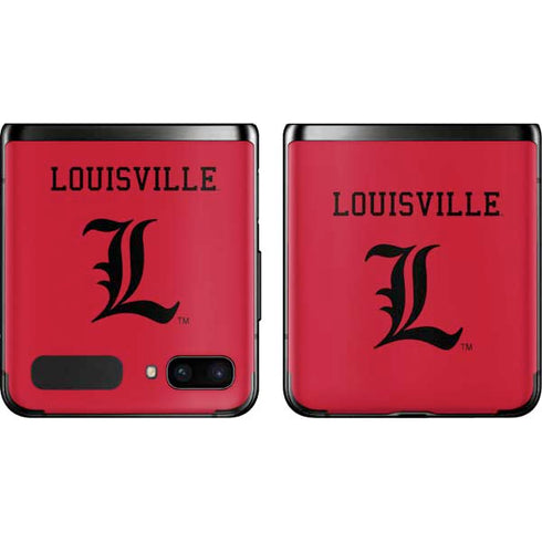 University of Louisville Cardinals Galaxy Z Flip Skin