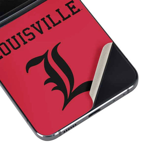 University of Louisville Cardinals Galaxy Z Flip5 5G Skin
