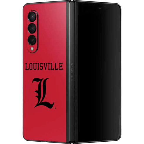 University of Louisville Cardinals Galaxy Z Fold3 5G Skin