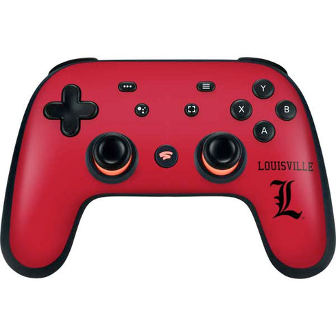 University of Louisville Cardinals Google Stadia Controller Skin