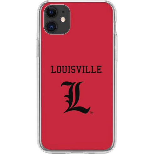 University of Louisville Cardinals iPhone 11 Clear Case