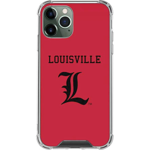 University of Louisville Cardinals iPhone 11 Pro Max Clear Case