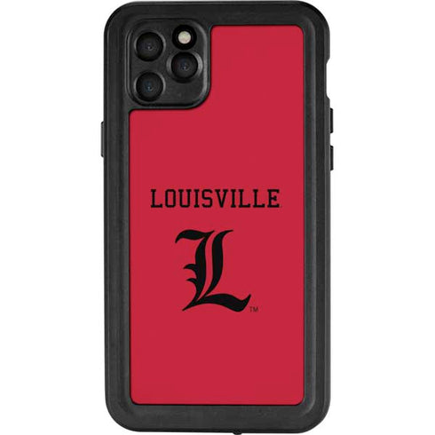 University of Louisville Cardinals iPhone 11 Pro Max Waterproof Case