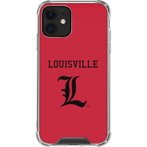 University of Louisville Cardinals iPhone 12 Clear Case