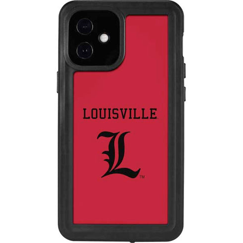 University of Louisville Cardinals iPhone 12 Mini Waterproof Case