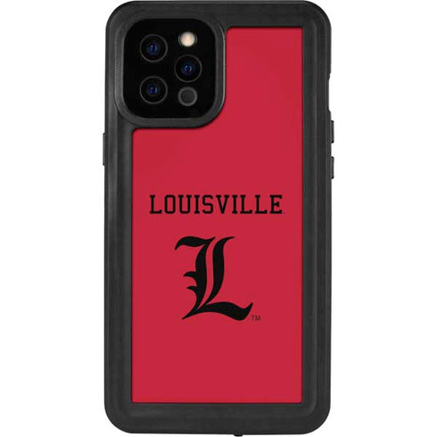 University of Louisville Cardinals iPhone 12 Pro Max Waterproof Case