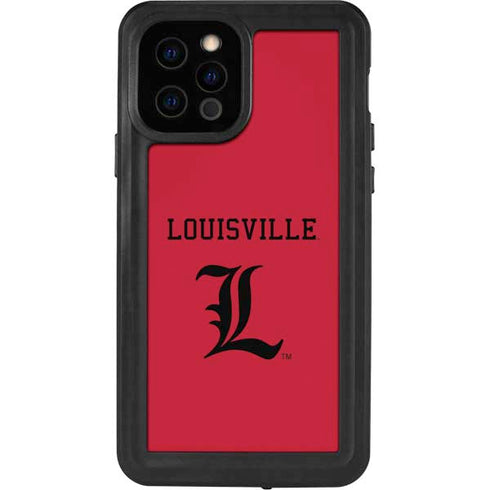 University of Louisville Cardinals iPhone 12 Pro Waterproof Case