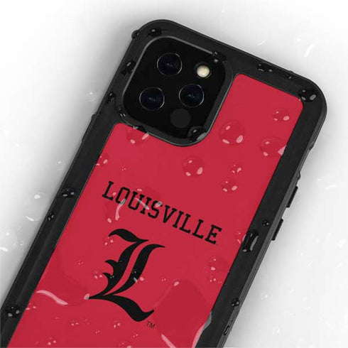University of Louisville Cardinals iPhone 12 Pro Waterproof Case