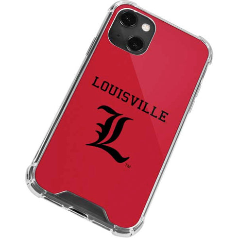 University of Louisville Cardinals iPhone 14 Plus Clear Case