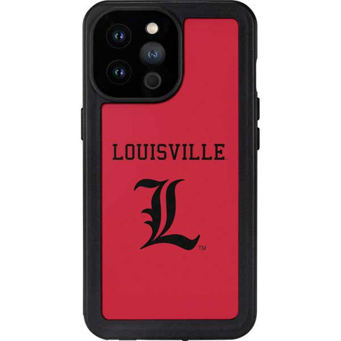 University of Louisville Cardinals iPhone 14 Pro Max Waterproof Case
